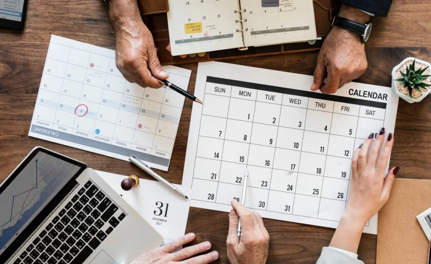 People discuss a project